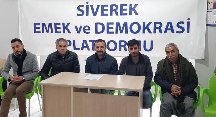 Siverek Emek ve Demokrasi Platformu kuruldu