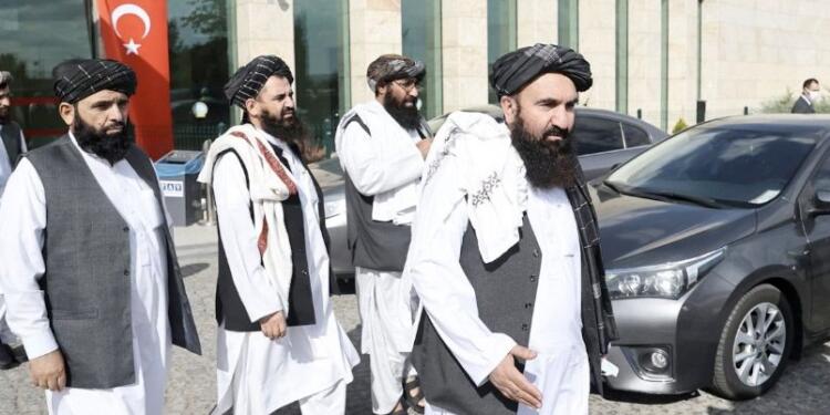 Taliban heyeti 12 Mart 2022'de Antalya Diplomasi Forumu'na katıldı