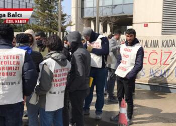 Finans Merkezi şantiyesinde 23 işçi işten çıkarıldı: Haklarımızı alana kadar direneceğiz