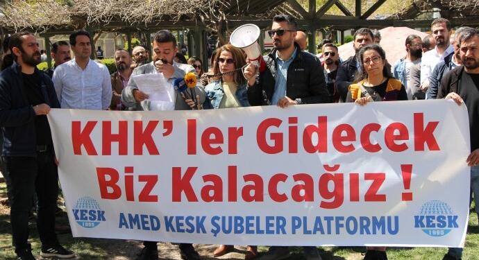 KESK’ten bir çok kentte açıklama: OHAL Komisyonu lağvedilsin