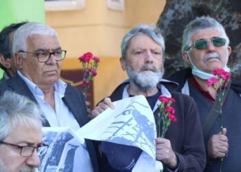 1 Mayıs 1977’de katledilenler için Kazancı Yokuşu’nda anma