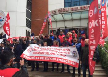 Çiğli’de grev 5’inci gününde: Tunç Soyer devreye girdi