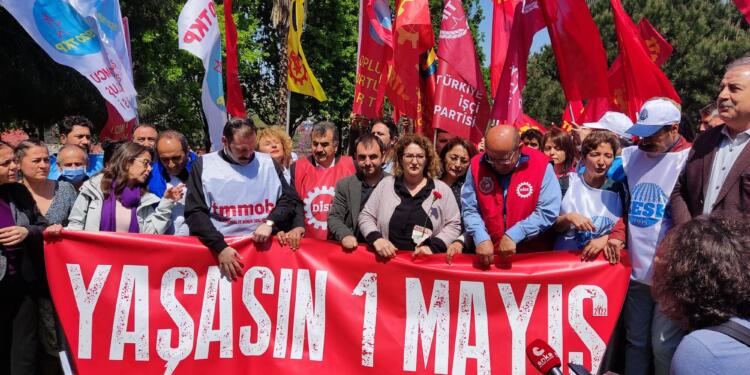 DİSK, KESK, TMMOB ve TTB’den 1 Mayıs’ta katledilenler için anma