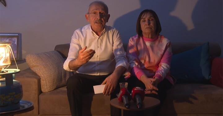 Kılıçdaroğlu, gaz lambası ışığında basın toplantısı yaptı