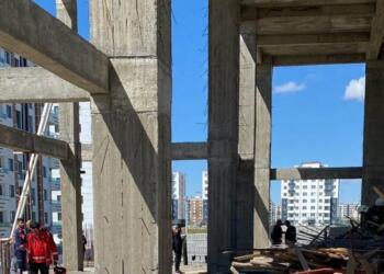 Diyarbakır’da cami inşaatı çöktü: 1’i ağır 6 yaralı