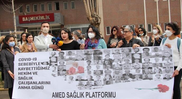 Pandemi nedeniyle hayatını kaybeden sağlıkçılar anıldı