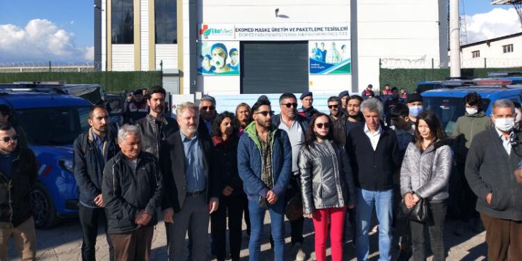 Ekomed işçileri eylemlerini sürdürdü