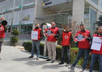 EnerjiSA işçileri: Hakkımızı alana kadar buradan gitmeyeceğiz