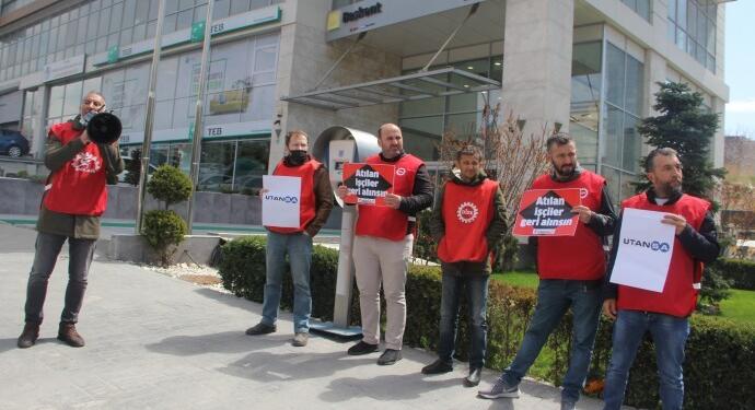 EnerjiSA işçileri: Hakkımızı alana kadar buradan gitmeyeceğiz