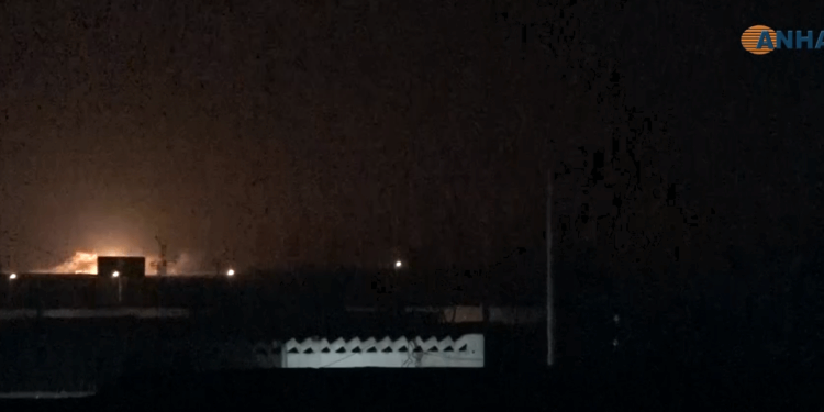 Eyn Îsa bombalandı