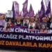 Kadın Cinayetlerini Durduracağız Platformu kapatma davasını protesto etti