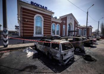 Kramatorsk tren garı 8 Nisan 2022'de füzelerle vuruldu