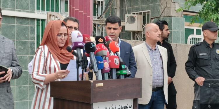 Süleymaniye’de saldırılar protesto edildi: Türkiye çıkarılsın