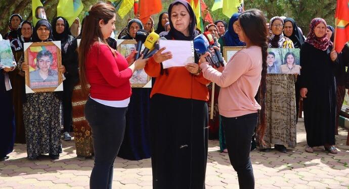 Qamişlo’da KDP’ye protesto