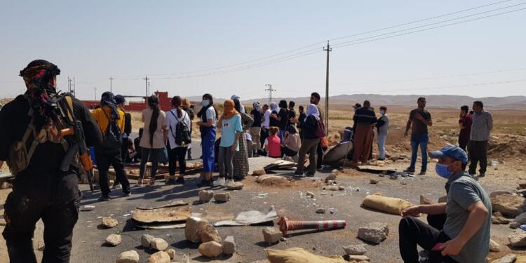 Irak ordusundan Şengal çevresine askeri güç sevkiyatı