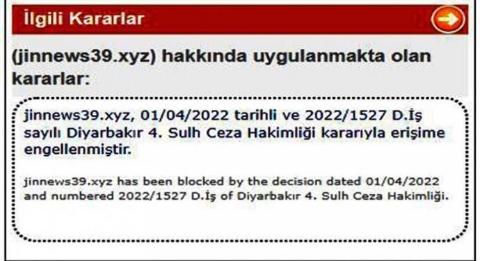 Jinnews’e 43’üncü erişim yasağı