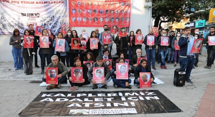 Suruç Katliamı’nda yaşamını yitirenler anıldı: ‘81 aydır adalet arıyoruz’