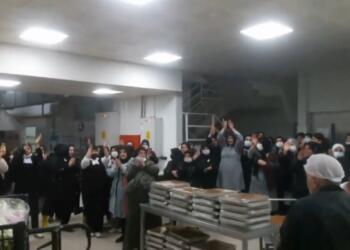 YTÜ’de yemekhane işçileri düşük ücretlere karşı eylem yaptı