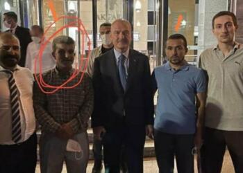 HDP önünde provokasyon yaratanların da Soylu ile fotoğrafı var