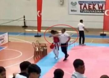 Antrenör kadın sporcuya şiddet uyguladı