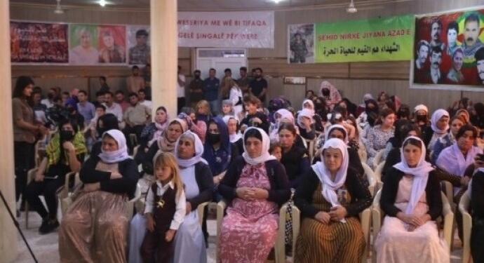 ‘Nûjiyan’ belgeselinin ilk gösterimi Şengal’de yapıldı