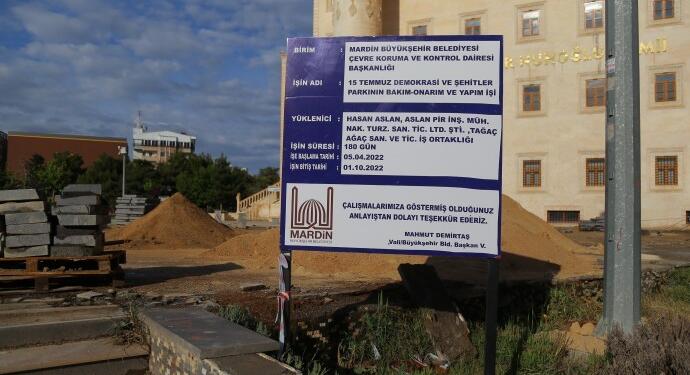 Kayyum parkı 10 milyonluk ihaleyle onardı: Tabelada bedeli gizledi