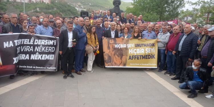 Dersim’de katledilenler anıldı: Ma terteleyê Dersimî xo vîra nêkerd
