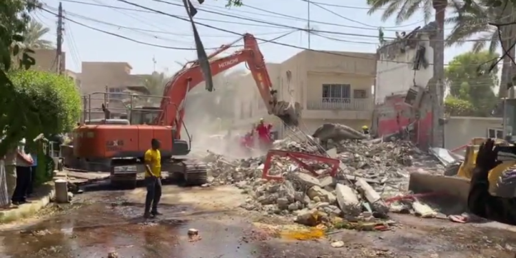 Bağdat’ta restoran çöktü, 4 kişi yaşamını yitirdi