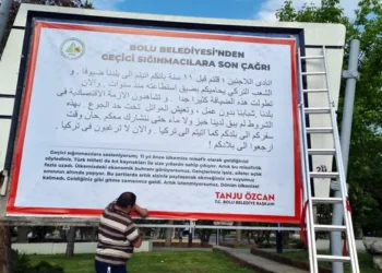 Bolu Belediyesi’nden mültecilere ilanlı tehdit: Dönün ülkenize