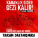 Gezi çağrısı sonrası parka bariyer