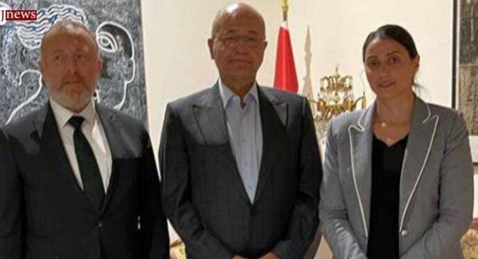 HDP heyeti Irak Cumhurbaşkanı Berhem Salih ile görüştü
