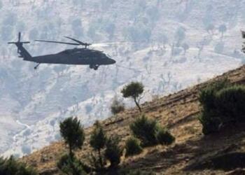 Zap’ta helikopter düştüğü belirtildi
