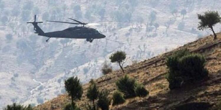 Zap’ta helikopter düştüğü belirtildi