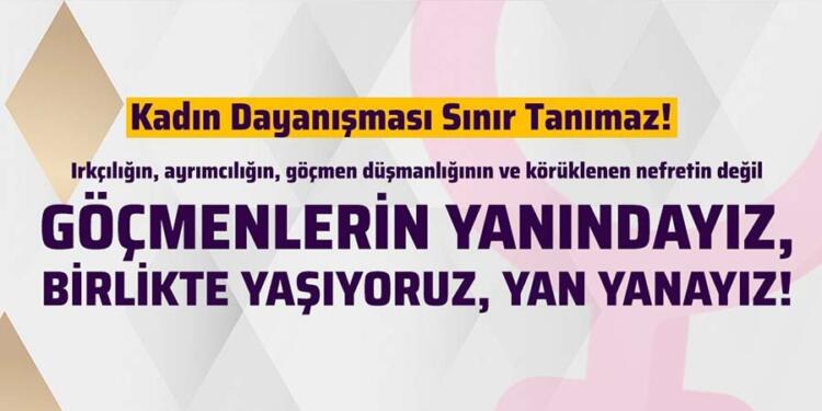 Kadın örgütlerinden göçmenlere yönelik ırkçılığa karşı imza kampanyası