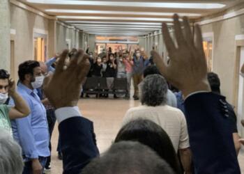 Kobanê Davası’nın görüldüğü adliyede provokasyon: HDP aleyhine slogan attılar