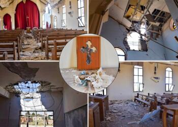 Til Temir’de Süryani kilisesini bombaladılar