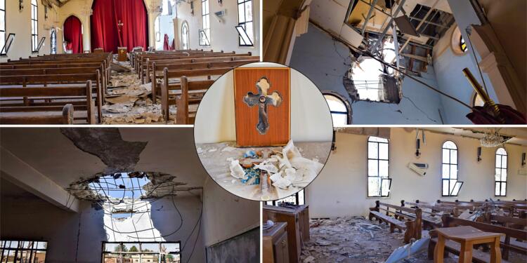 Til Temir’de Süryani kilisesini bombaladılar