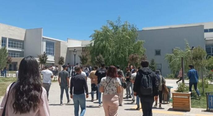 Munzur Üniversitesi’nde, TÜGVA protestosu