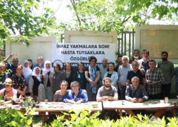 Tutuklu yakınları, hasta tutukluların serbest bırakılmasını istedi