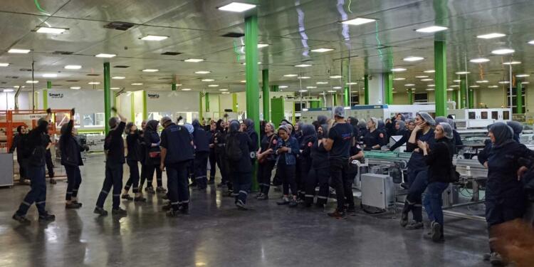 Smart Solar’da işçiler patrona geri adım attırdı