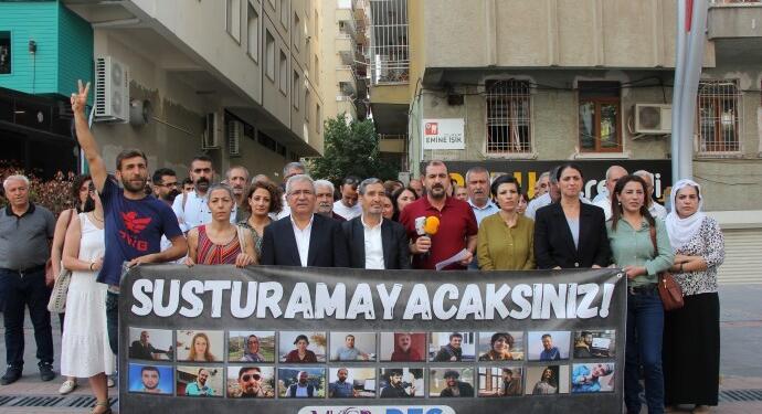 Özgür basına destek: Hiçbir operasyon bizi susturmayacak