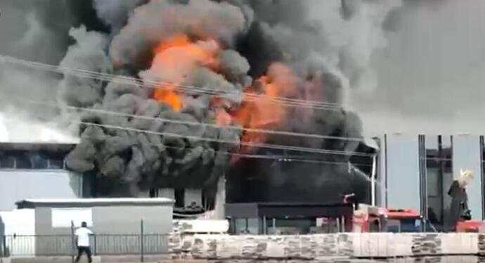 Diyarbakır OSB’de yangın