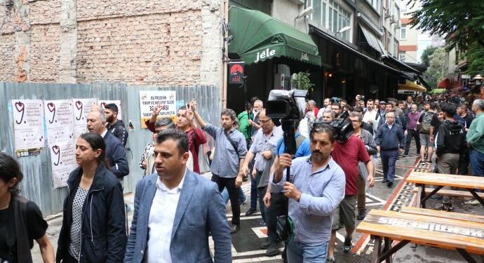 Gemlik Yürüyüşünde KDP de protesto edildi