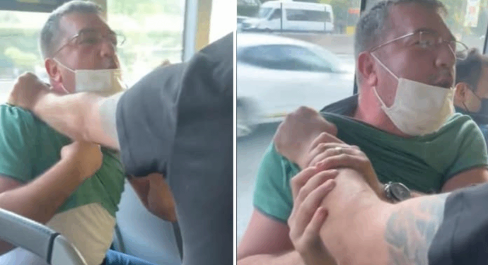 Otobüste kadını taciz eden fail serbest bırakıldı