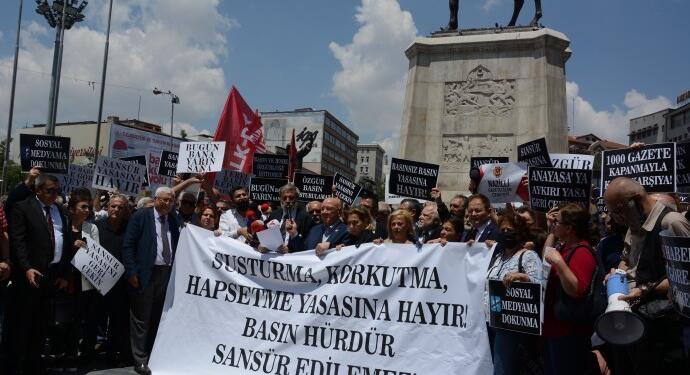 Sansür Yasası’na basın örgütlerinden protesto: Geri çekilsin