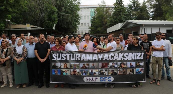 Gazeteciler için İstanbul ve Diyarbakır’da açıklama