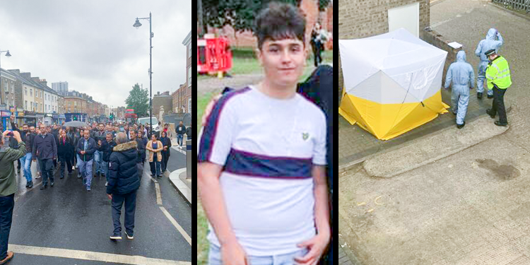 Londra’da Kürt çocuk öldürüldü: Halk polis merkezine yürüdü