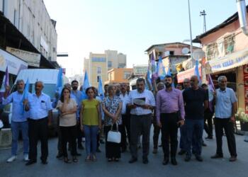 Tarsus’ta AKP-MHP yönetimine protesto