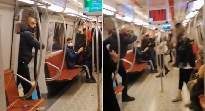 Metroda kadınlara bıçakla saldırdı: Mahkeme tahliye etti