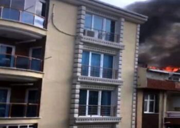 Kira zammını çok bulan yurttaş evi yaktı